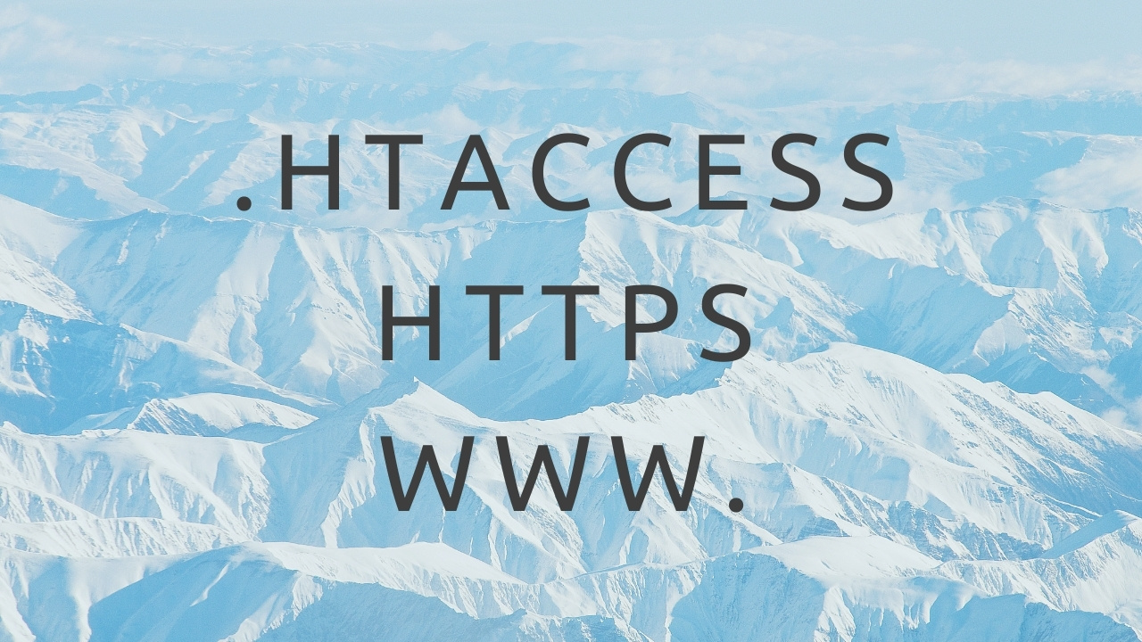 Configurer .htaccess symfony avec https et sans www